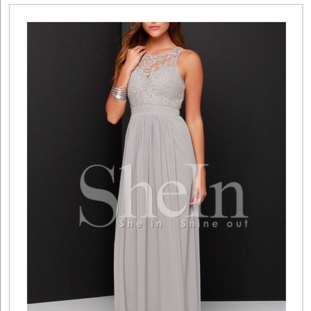 Grey Maxi Dress